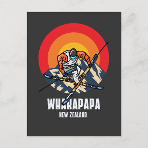Whakapapa Ski Neuseeland Postkarte