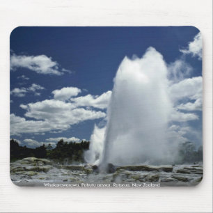 Whakarewarewa, Pohutu Geysir, Rotorua, Neuseeland Mousepad
