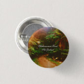 Whakarewarewa-Wald, Rotorua, Neuseeland Button (Vorne & Hinten)