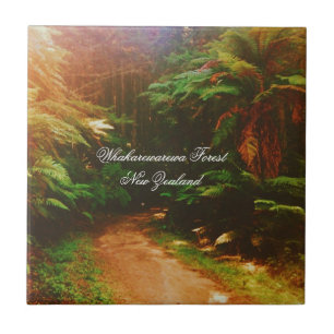 Whakarewarewa-Wald, Rotorua, Neuseeland Fliese