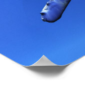 Whale 01 Print Poster (Ecke)