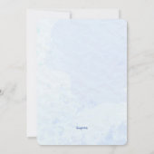 Whale a Time Baby Shower Einladung (Rückseite)