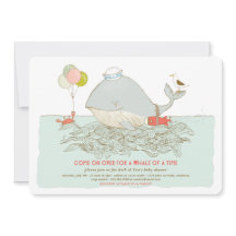 Whale a time Baby Shower Summer Pool Party