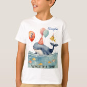 Whale a Time Boys Birthday T-Shirt (Vorderseite)