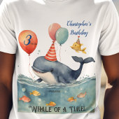 Whale a Time Crew Captain Boys Birthday Vater T-Shirt