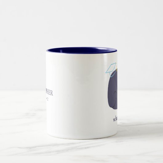Whale Abschluss Tasse (Mittel)