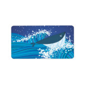 Whale Adressaufkleber (Vorne)