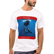 Whale Alley, Tonga Travel T-Shirt