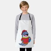 Whale als Feuerwehrmann mit Schlauch Schürze (Getragen)