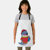 Whale als Feuerwehrmann mit Schlauch Schürze (Insitu)