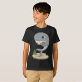 Whale American Football Sports T-Shirt (Vorne ganz)