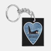 Whale "Aquarius" Orca Schlüsselanhänger (Vorderseite links)