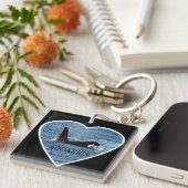 Whale "Aquarius" Orca Schlüsselanhänger (Vorderseite rechts)