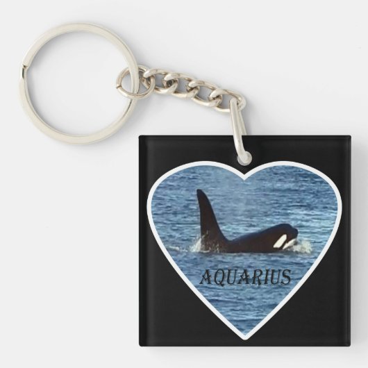 Whale "Aquarius" Orca Schlüsselanhänger (Vorderseite)