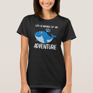 Whale Art for Men Orca Narwhal Blaue Wale T-Shirt