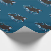 Whale Art Geschenkpapier (Ecke)