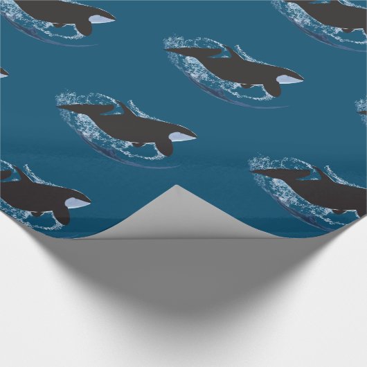 Whale Art Geschenkpapier (Ecke)