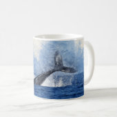 Whale Art Kaffeetasse (VorderseiteRechts)