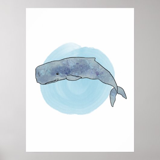 Whale Art Poster (Vorne)