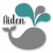 Whale Aufkleber (Vorderseite)