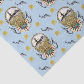 Whale aus einem Blatt-U-Boot-Gewebe Seidenpapier (Ausschnitt)