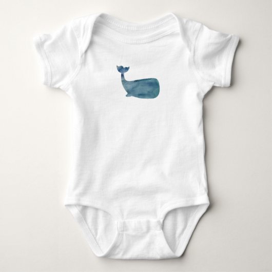 Whale Baby Bodysuit Baby Strampler (Vorderseite)