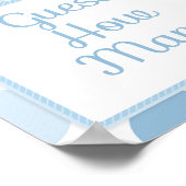 Whale Baby Shower Candy Rate wie viele Spiel Poster (Ecke)