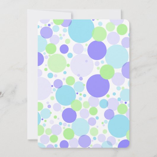 Whale Baby Shower Einladung (Rückseite)