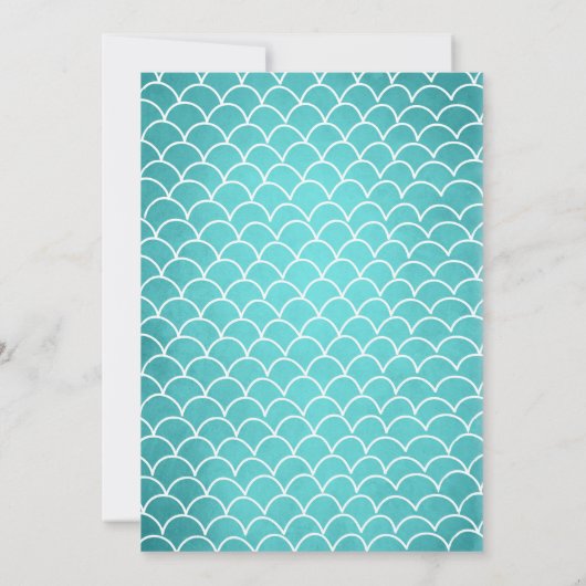 Whale Baby Shower Einladung Ocean Ahoy Junge Niedl (Rückseite)