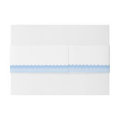 Whale Baby Shower Einladungsbanderole (Rückseitenbeispiel)