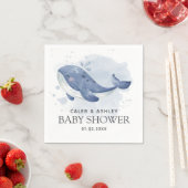 Whale Baby Shower Paper Napkin Serviette (Beispiel)