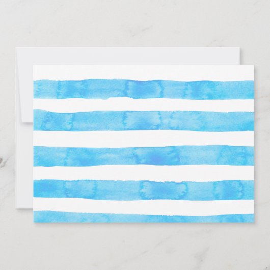 Whale-Babydusche Einladung (Rückseite)