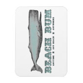 Whale Beach Bum Magnet (Vertikal)
