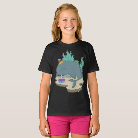Whale Birthday Cake T-Shirt (Vorne ganz)