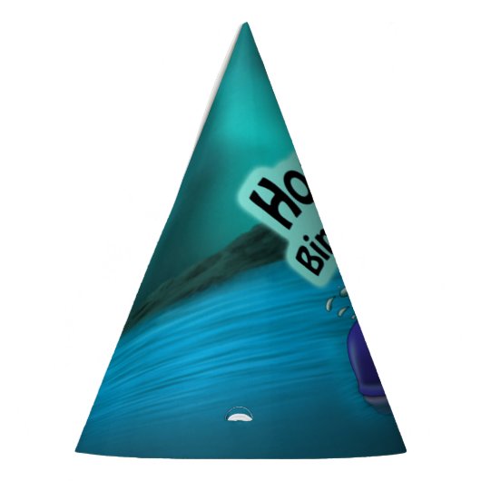 Whale Birthday Partyhütchen (Links)