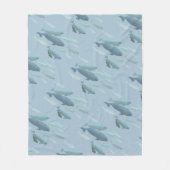 Whale Blanket Beluga Whale Art Fleece Blankets (Vorderseite)