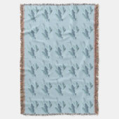 Whale Blanket Beluga Whale Art Throw Blankets Decke (Vorderseite Vertikal)