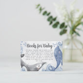 Whale Book Request for Baby Insert (Stehend Vorderseite)