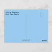 Whale Breaching in Galapagos Santa Cruz Ecuador Postkarte (Rückseite)