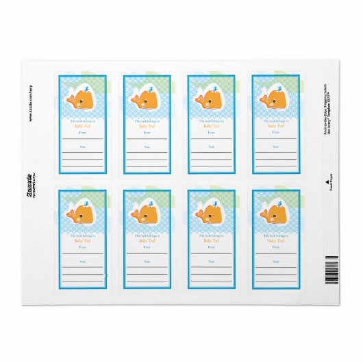 Whale Buchzeichen (Vorne)