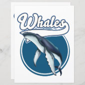 Whale-Cartoon-Logo (Vorne/Hinten)