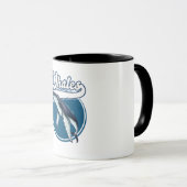 Whale-Cartoon-Logo Tasse (VorderseiteRechts)