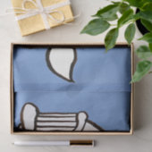 Whale Cartoon Seidenpapier (Geschenk)