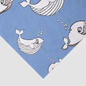 Whale Cartoon Seidenpapier (Detail)