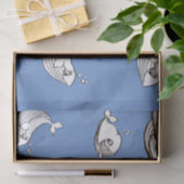 Whale Cartoon Seidenpapier (Geschenk)