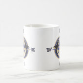 Whale Compass Rose Kaffeetasse (Mittel)
