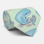 Whale Crocheting Krawatte (Gerollt)