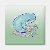 Whale Crocheting Magnet (Vorne)