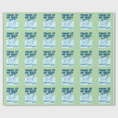 Whale Dog funny creature Geschenkpapier (Flach)