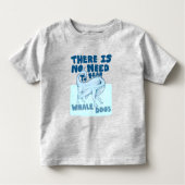 Whale Dog funny creature Kleinkind T-shirt (Vorderseite)